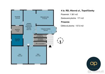 Na predaj 4 – izbový RD Topoľčianky, Zlaté Moravce - 12