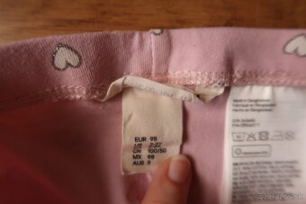 3x legíny trojštvrťové H&M 98 (2-3 roky) TOP STAV - 12