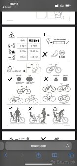 Cyklosedacka Thule Ridealong 2 - 12