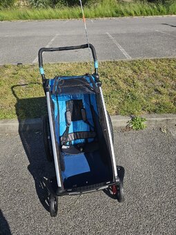 Thule Chariot Cross 1 +bike set + kocik set + jogging set - 12