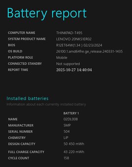 Lenovo ThinkPad T495 – Ryzen 5 PRO, 16GB RAM, 256GB SSD, 14″ - 12