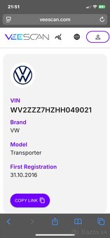 Predám Volkswagen T6 caravelle  9miestne 4x4 - 12