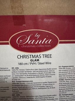 Vianocny stromcek 180 cm vratane ozdob a svetiel - 12