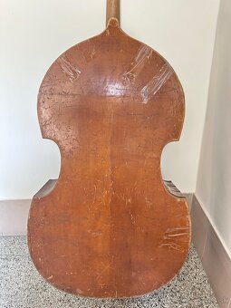 Starý kontrabas 3/4 před opravou - 12