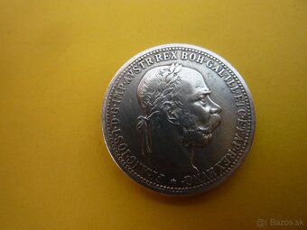 R-U vzácna strieborná 1 koruna 1905 bz vo veľmi peknom stave - 12