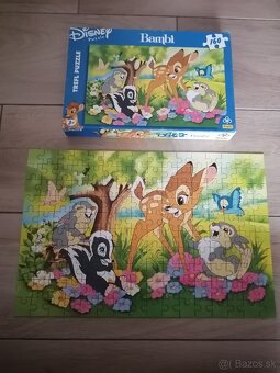 Puzzle Hľadá sa Dory, Macko PU, Bambi, Minnie, Ebchantimals - 12