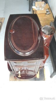 Liatinové kachle Jotul F 600 CB hnedá majolika - 12