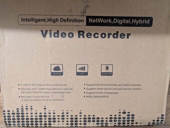 Predám NVR video rekordér POE H.264 TV-Z0801 HE-POE-XM - 12