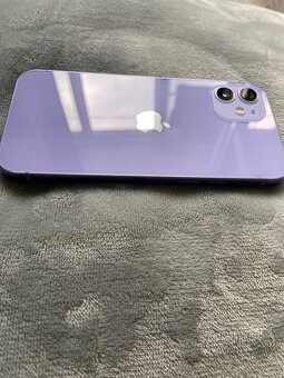 Iphone 12,fialový ,64GB,výborný  stav - 12