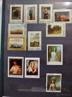 album známok s motívom umenie - 12