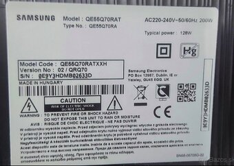Samsung Q55Q70RAT Smart 4K 55" 139cm. - 12