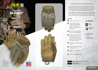Mechanix Wear Berry M-Pact - 12