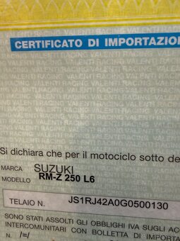 Suzuki rmz 250 - 12