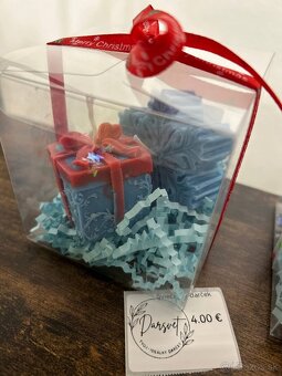 Sviečky a sviečkove kytice, darčekové balenia - 12