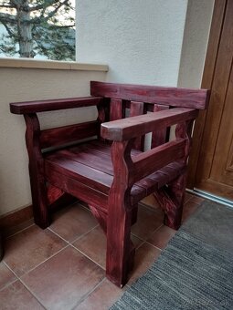 Masívna lavica starých mám - 12