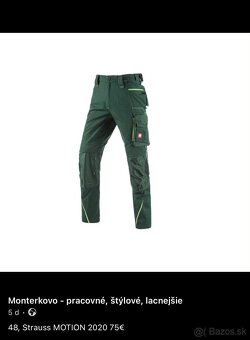 Pracovné nohavice Engelbert Strauss MOTION 2020 - 12