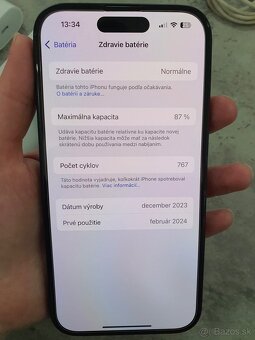 Predám Apple IPhone 15, 128 GB - 12