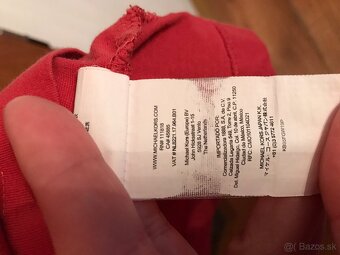 MICHAEL KORS originál lososové pánske polotricko L/XL - 12