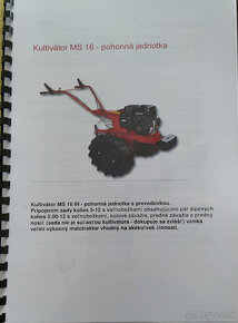 Malotraktor Kultivátor MS 16 IN - 12