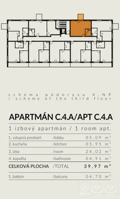 BOSEN | Veľkometrážny 1 izb.byt s balkónom, nový projekt RND - 12