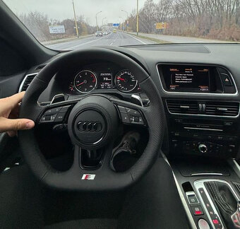 AUDI MULTIFUNKCNY VOLANT ZKOSENY s airbagom a padlami - 12