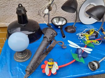 Petrolejová,bakelitová,industriálna ,železničiarska lampa. - 12