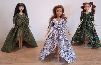 Barbie -vianocne šaty pre Barbie - 12