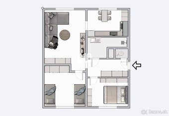 Moderný 3 izb. byt pri OC Centro - Chrenová, Nitra - 12