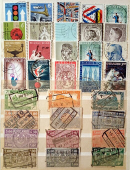 Predám poštové známky BELGICKA - 12