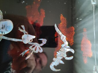 2 vietnamské perleťové obrazy - 12