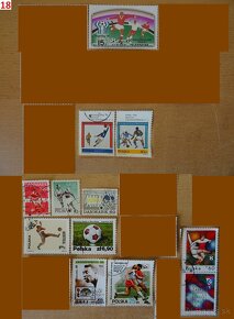 Nádherné poštové známky FUTBAL - 12