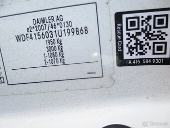Mercedes Citan 111CDI Euro6 bez koroze klima 2017 DPH - 12