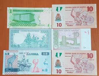 Bankovky 1,5€ - 5€ - 12