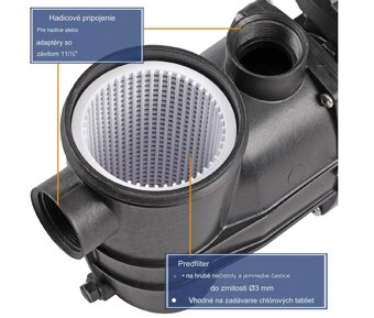 Čerpadlo na pieskový filtračný systém 10 980 l/h - 12