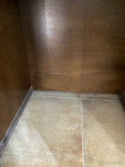 Starožitný drevený písací stôl - 12