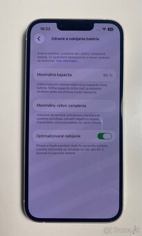 iPhone 14, batéria 85% - 12