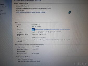 Notebook HP Probook 6550b - 12