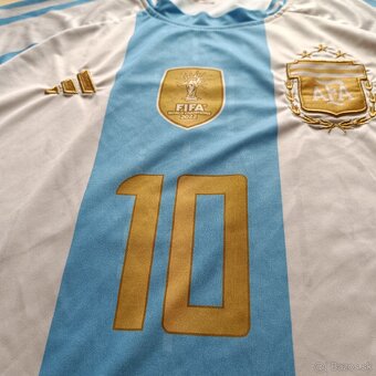 Lionel Messi #10 futbalový dres Argentína 2022 M - 12
