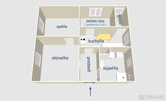 Na predaj 2,5 izbový tehlový byt v Cinobani - 12