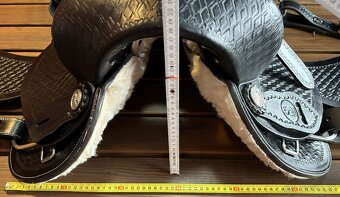 Westernový sedlový komplet 11) černý - 12