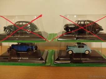 Predam model auta skoda rôzne 1:43. - 12