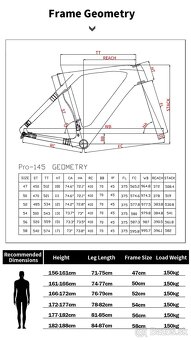 Predám full carbon BXT PRO 145 2x12, (veľ. 52/S) - 12