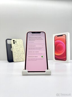 iPhone 12 RED 128GB NOVÁ BATÉRIA 100% - 12