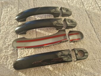 ČIERNE / KARBONOVE / CHROMOVE klučky pre VW GROUP - 12