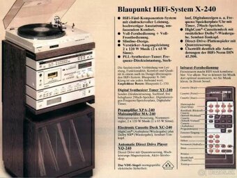 Blaupunkt X-240 Hi-Fi zostava z roku 1979-80 - 12