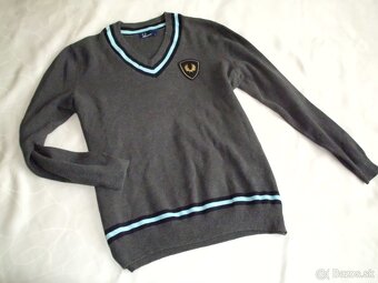 Fred Perry pánsky sveter tmavošedý L-M - 12