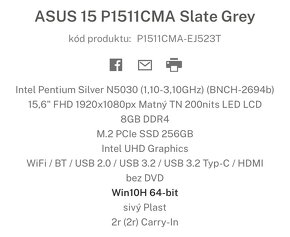 Asus Vivobook 15 + Eternico Wireless set KS4005 - 12
