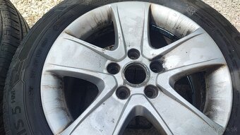 4ks použité letné gumy z octavie 2 + disky - 12