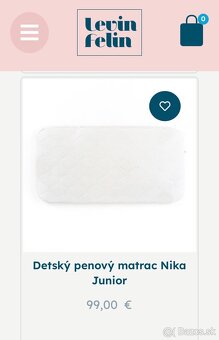 Postieľka LevinFelin Nika antireflux - 12