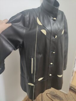 Exkluzívna kožená bunda, veľkosť 54-57 - 12